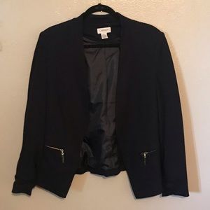 Open front blazer